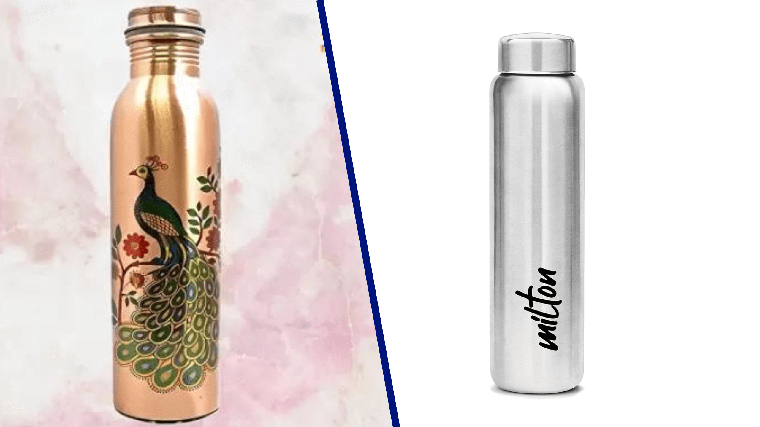 steel water bottle vs copper water bottle